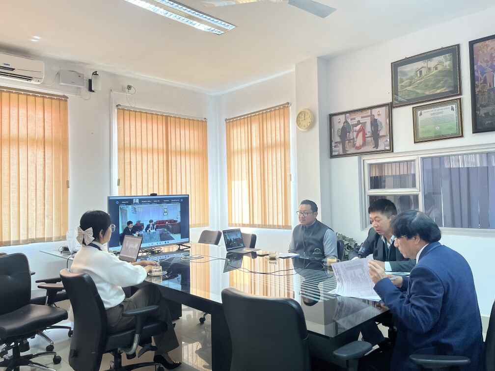 Mizoram University campus photographs